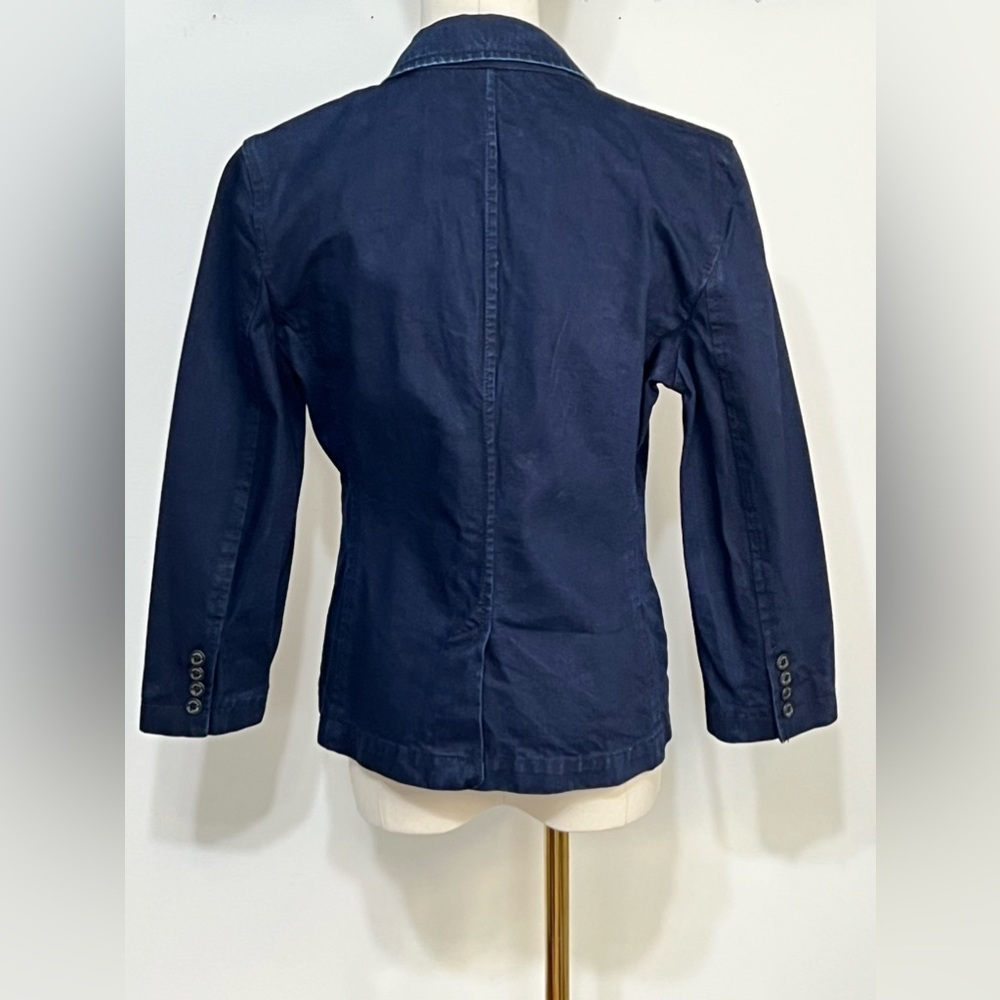 Lauren by Ralph Lauren Dark Denim Blazer - Picture 6 of 8